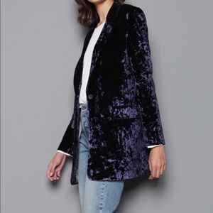James Jeans Velvet Blazer